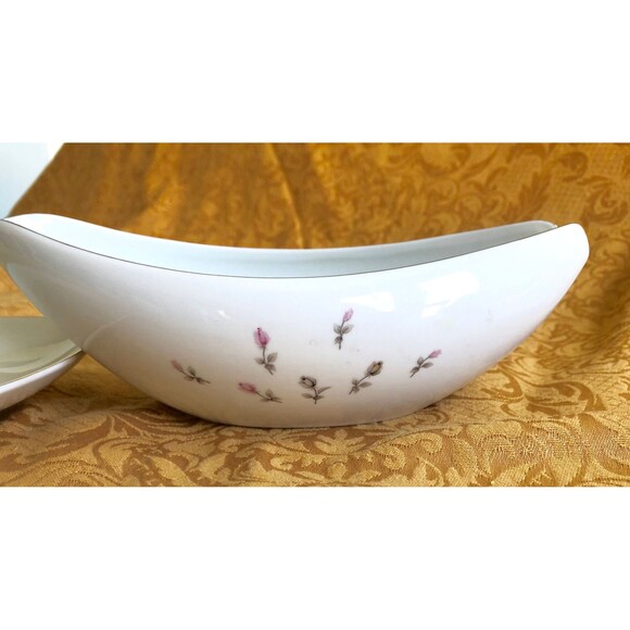 Vintage Mismatched China Hostess Set, Pink Roses, Sango and Fine China of Japan - Picture 7 of 10